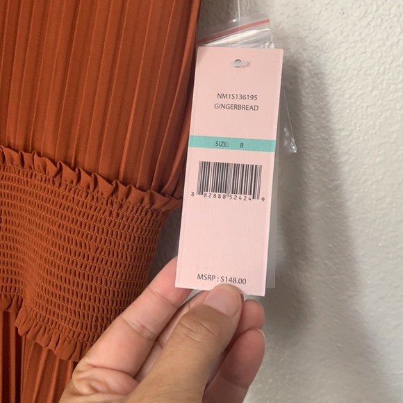 Nanette Lenore Pleated Sleeveless Smock Midi Dress - Picture 4 of 11